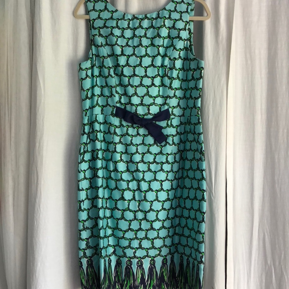 Lilly Pulitzer Evie Tassel Bow Shift